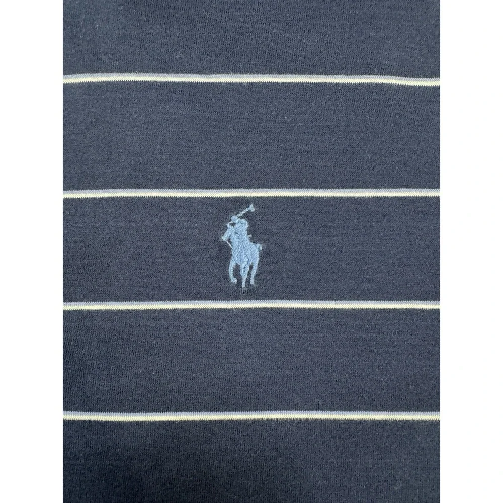 Polo Ralph Lauren Men's Shirt‎ Blue Striped Short Sleeve Size XL